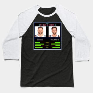 Luka & Dirk - NBA Jam “Stars & Icons” Edition Baseball T-Shirt